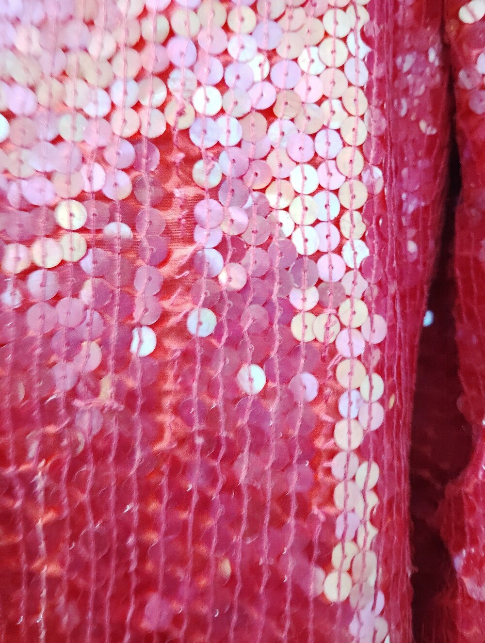 Red Sequin Double-Breasted Jacket with Gold Buttons 😮‍💨🔥🫰🏾(w/FLAW) - Picture 11 of 13